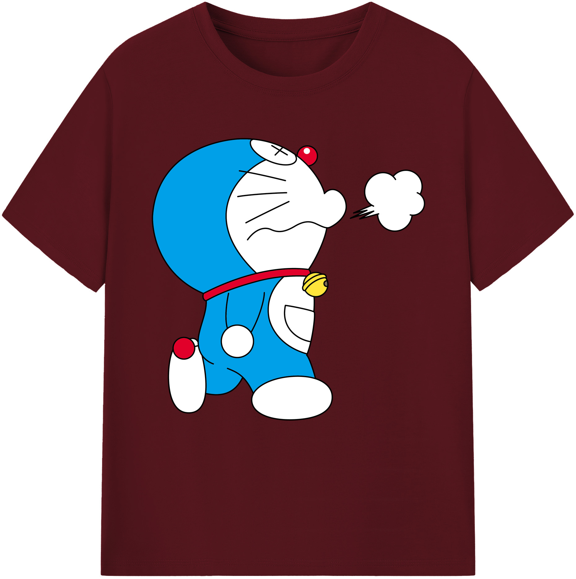 （画像用） ドラえもん Doraemon 綿100％半袖Tシャツ（フロントプリント）